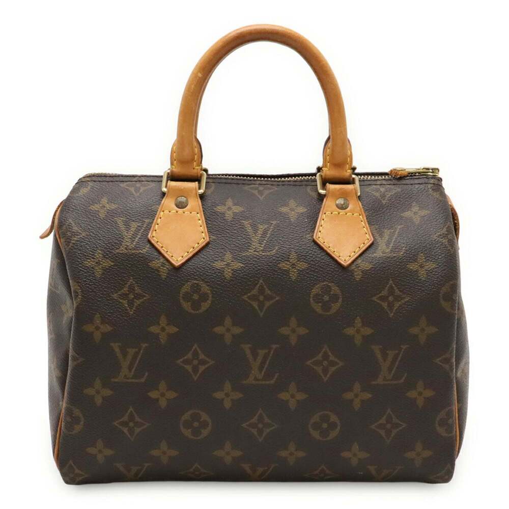 LOUIS VUITTON Brown Monogram Speedy 25 Boston Bag - Picture 1 of 10